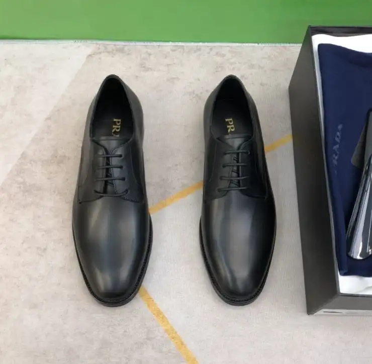 hype Prada Leather Shoes