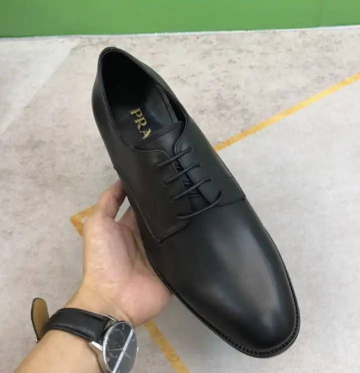 hype Prada Leather Shoes