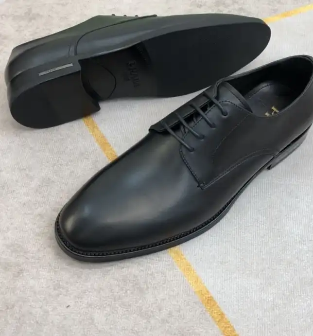 hype Prada Leather Shoes