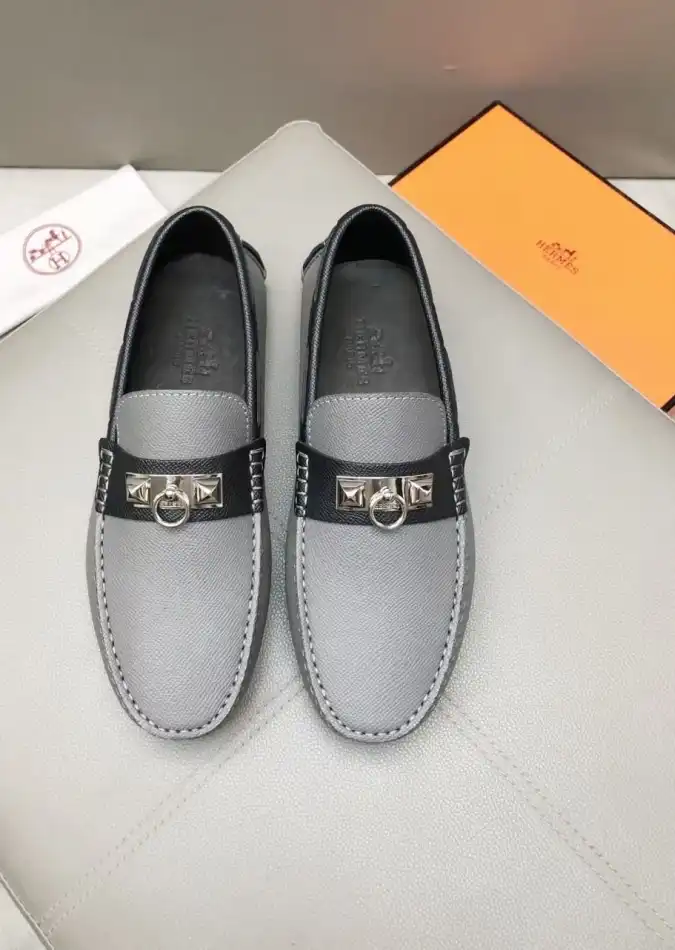 hype Hermes Leather Shoes