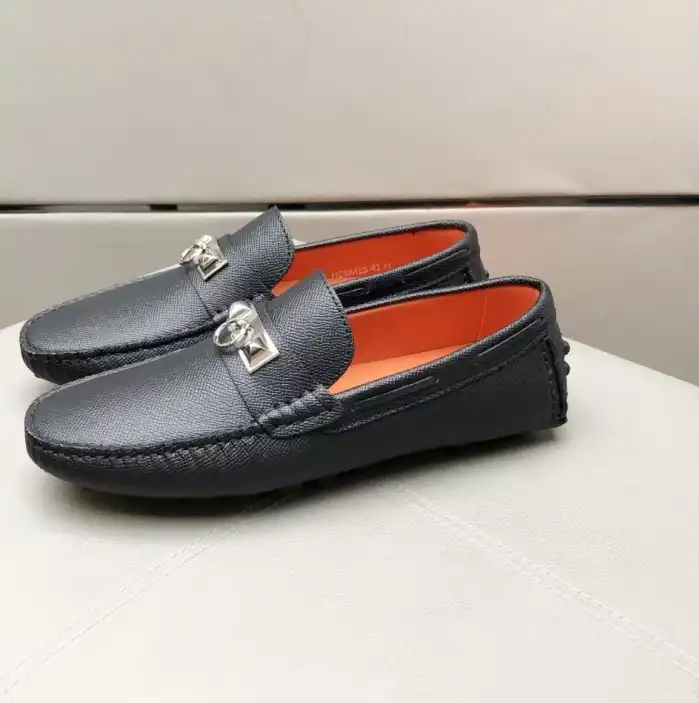 hype Hermes Leather Shoes