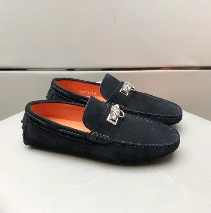 hype Hermes Leather Shoes