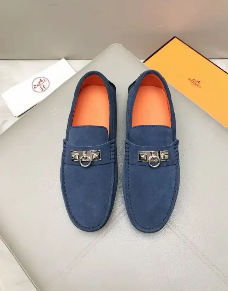 hype Hermes Leather Shoes