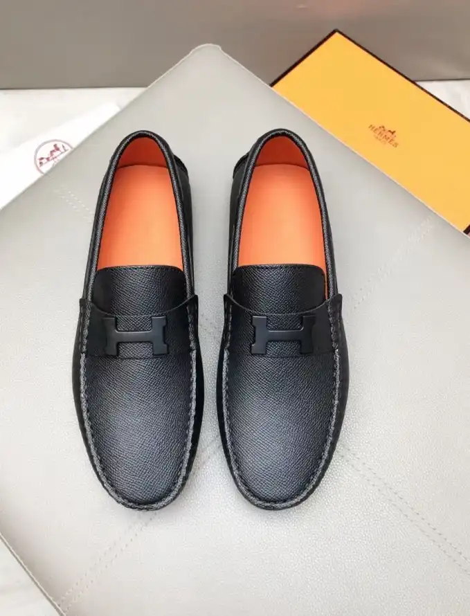 hype Hermes Leather Shoes