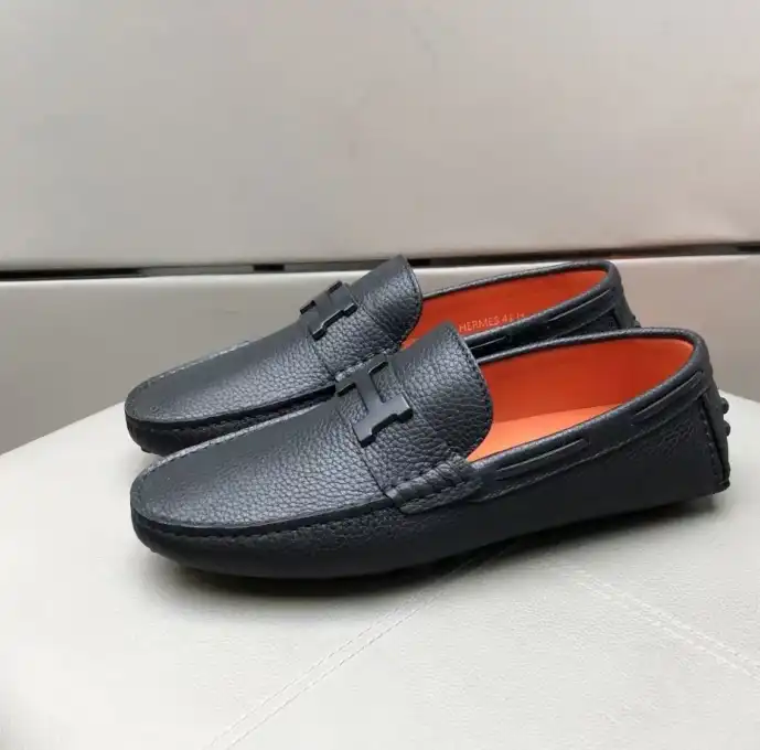 hype Hermes Leather Shoes