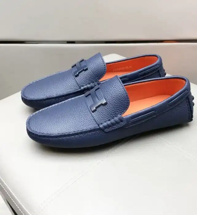 hype Hermes Leather Shoes