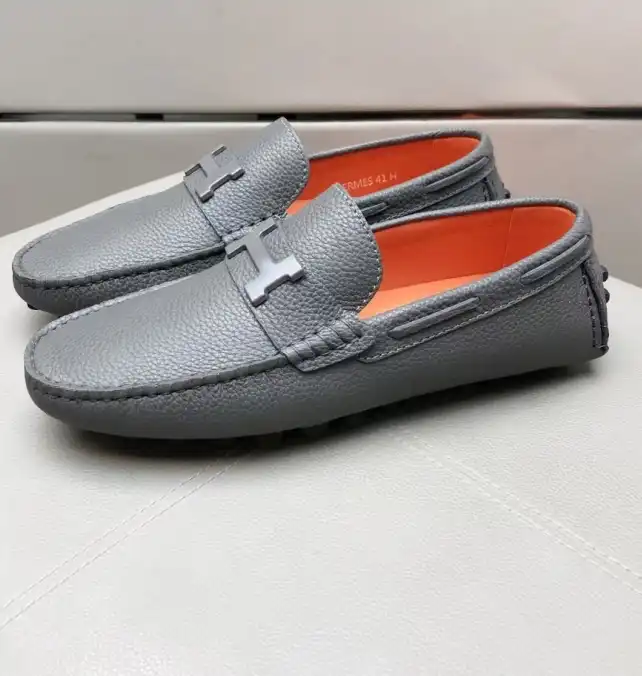 hype Hermes Leather Shoes