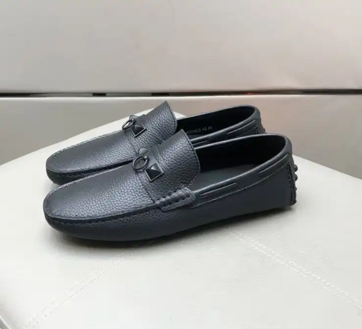 hype Hermes Leather Shoes