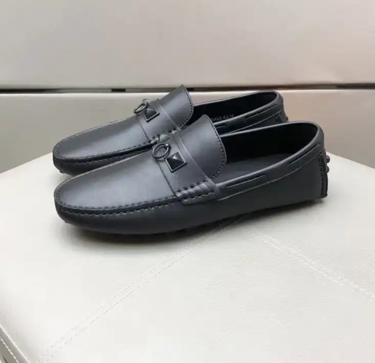 hype Hermes Leather Shoes