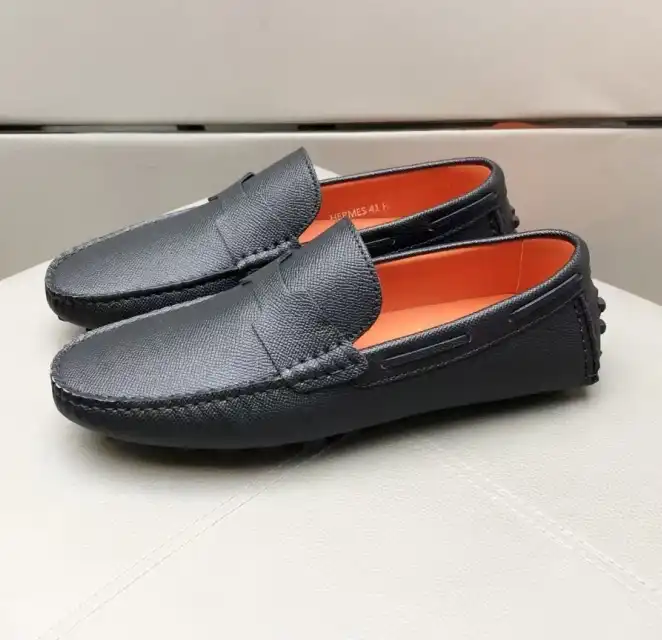 hype Hermes Leather Shoes