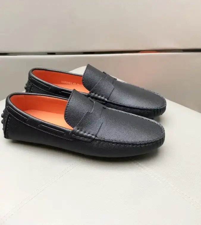 hype Hermes Leather Shoes