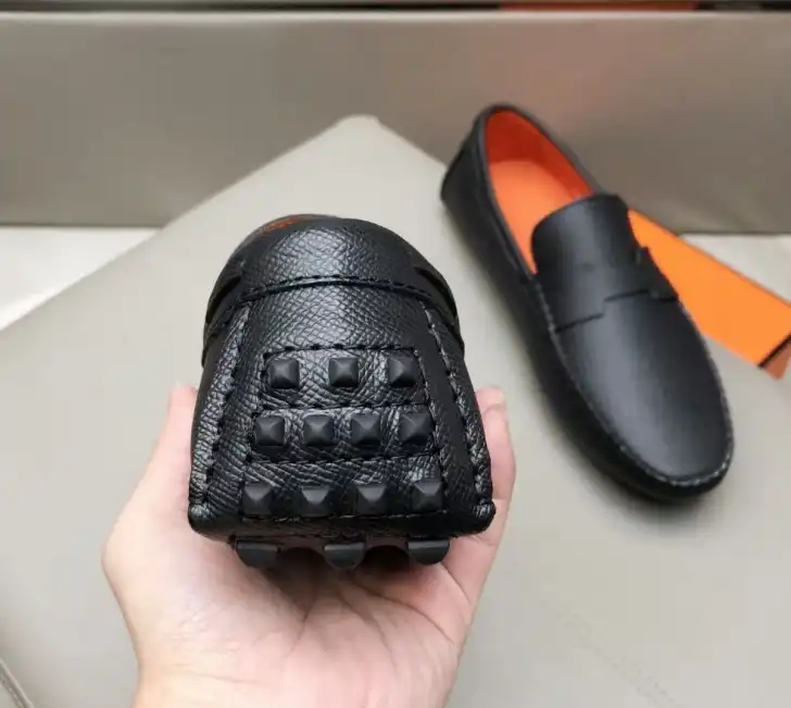 hype Hermes Leather Shoes