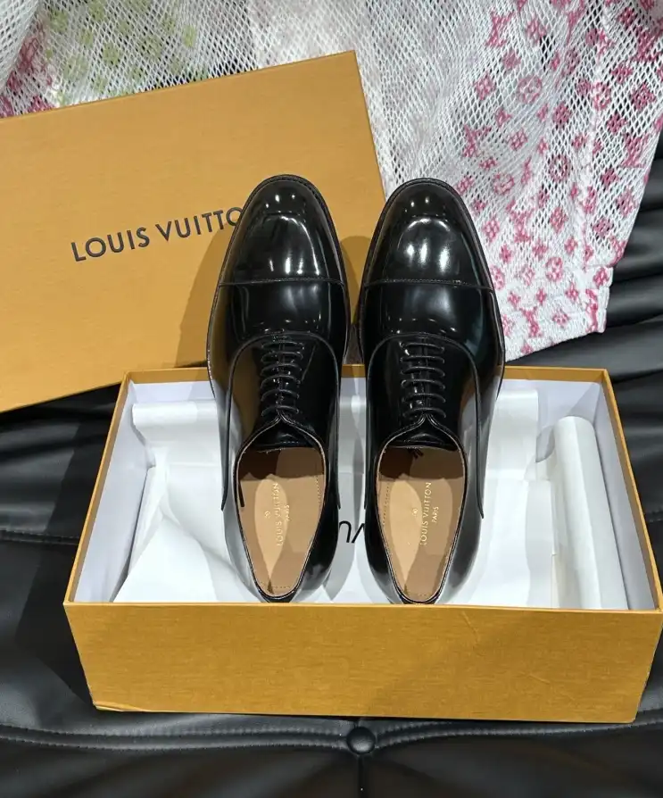 hype LV Leather Shoes