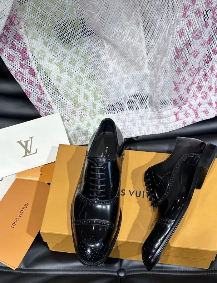 hype LV Leather Shoes