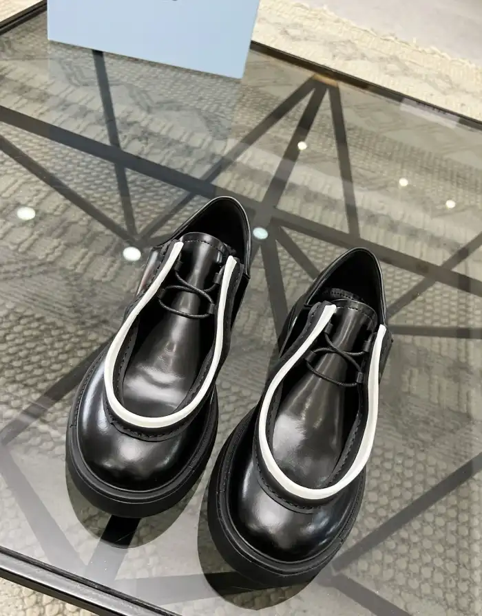 hype Prada Leather Shoes