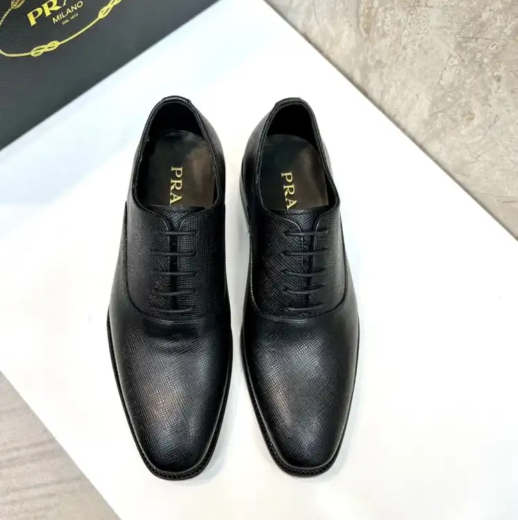 hype Prada Leather Shoes