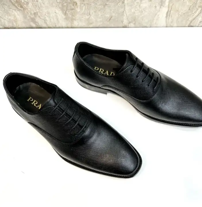 hype Prada Leather Shoes