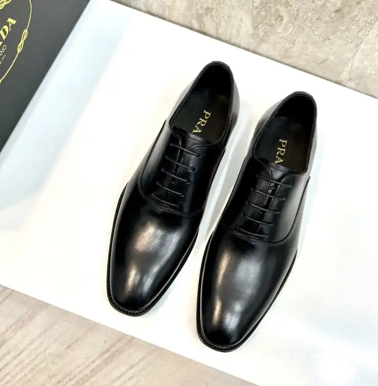 hype Prada Leather Shoes