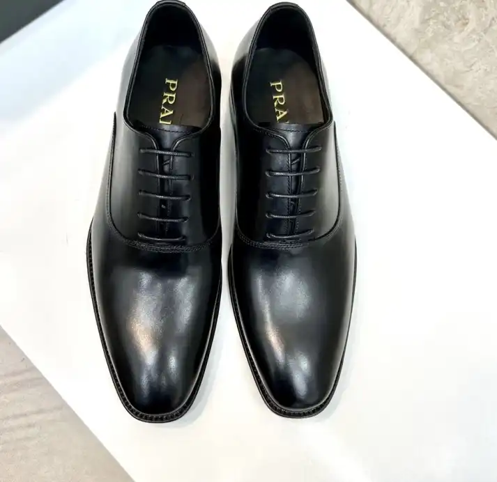 hype Prada Leather Shoes