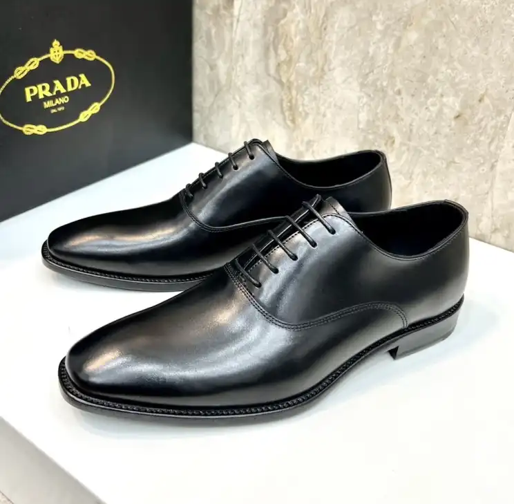 hype Prada Leather Shoes