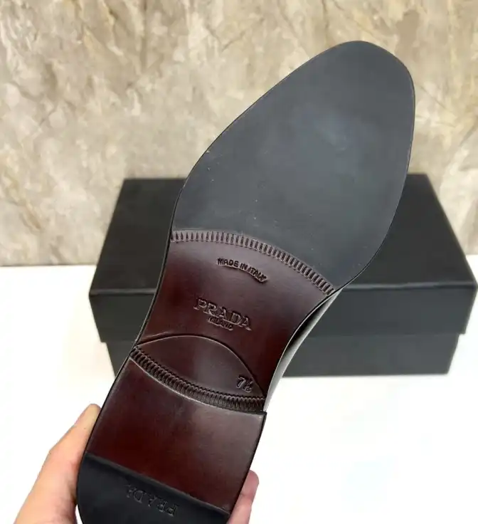 hype Prada Leather Shoes