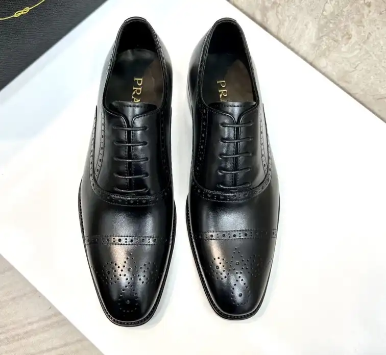 hype Prada Leather Shoes