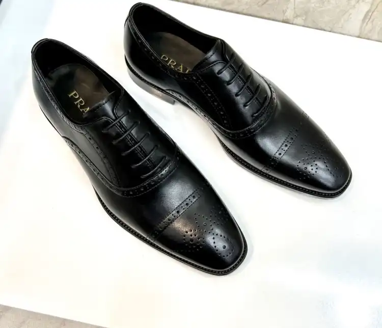 hype Prada Leather Shoes