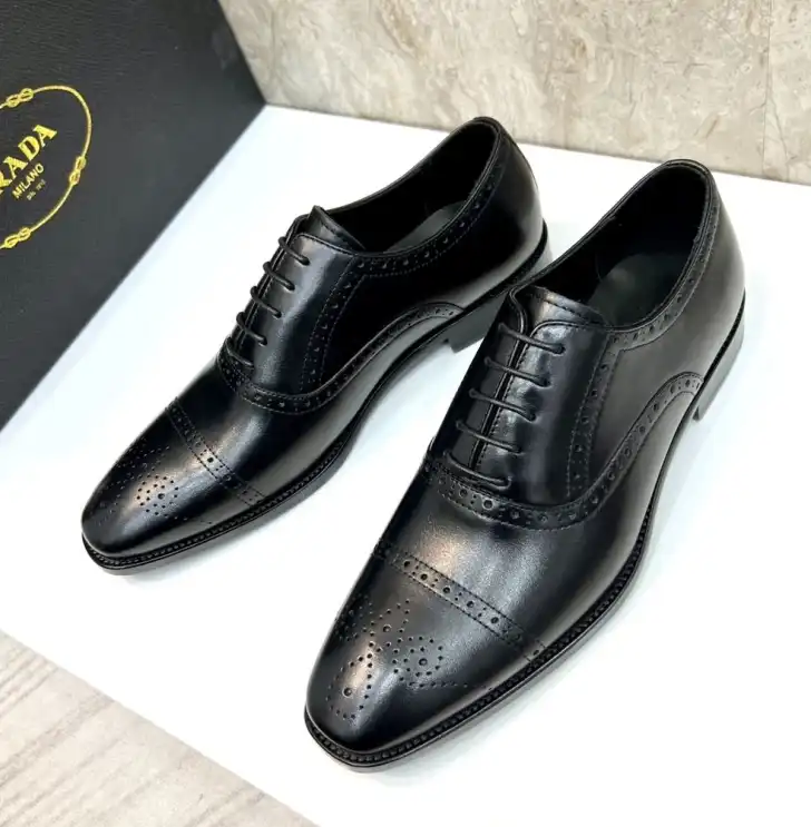 hype Prada Leather Shoes