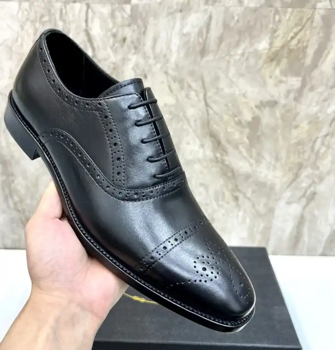 hype Prada Leather Shoes