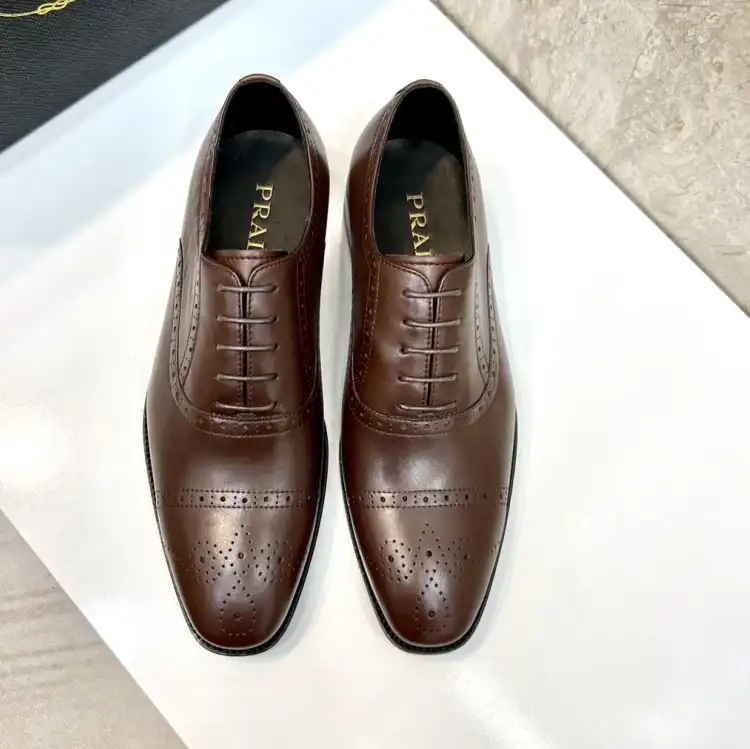 hype Prada Leather Shoes