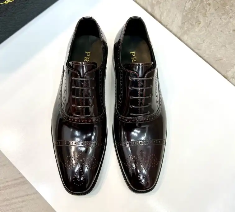 hype Prada Leather Shoes