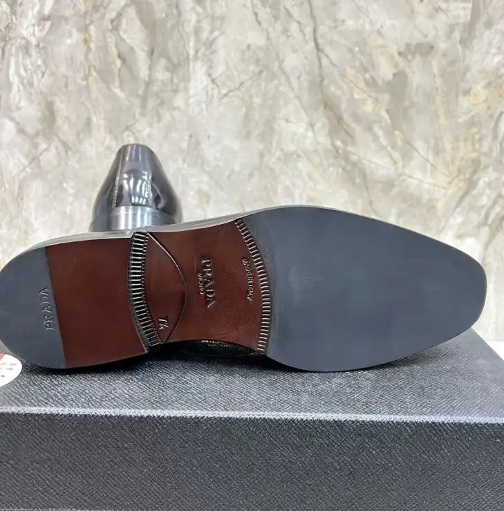 hype Prada Leather Shoes