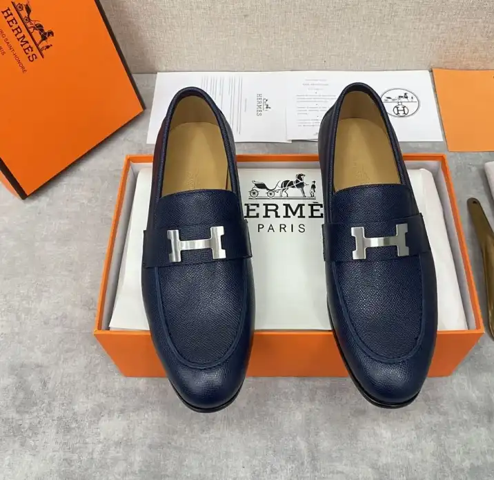 hype Hermes Leather Shoes