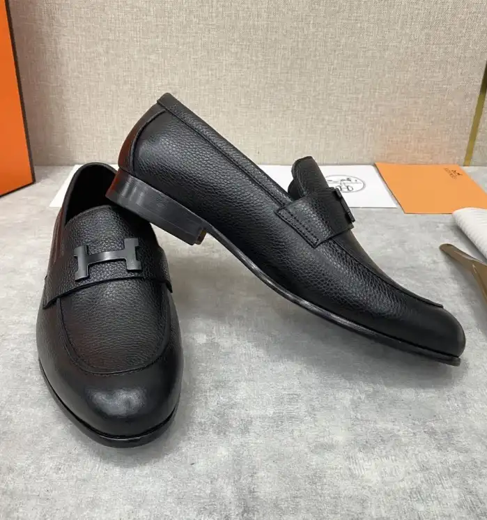 hype Hermes Leather Shoes