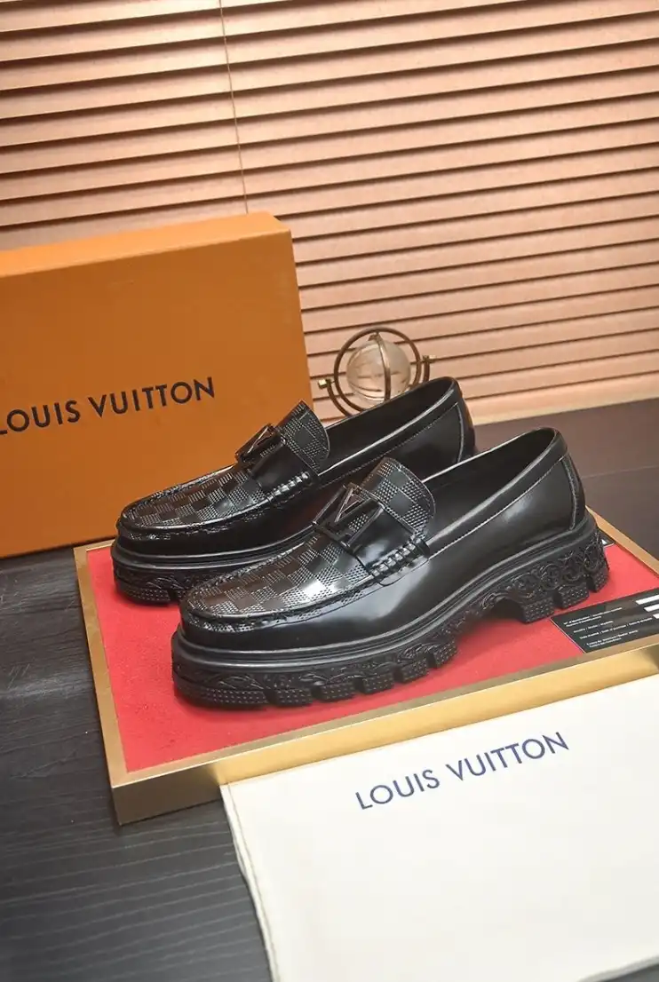 hype LV Leather Shoes