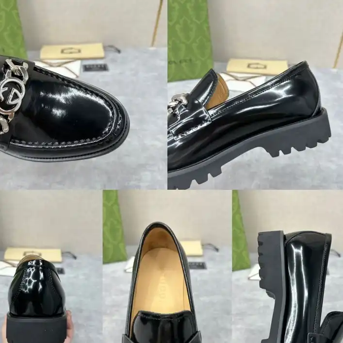 hype Gucci Leather Shoes