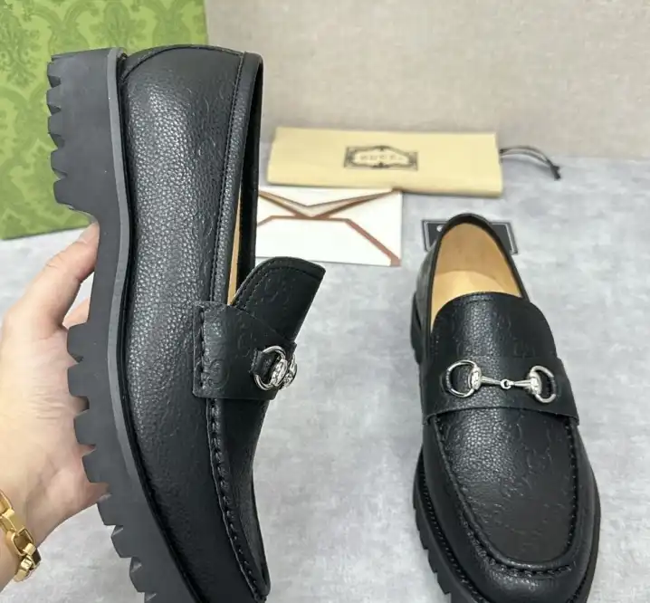 hype Gucci Leather Shoes