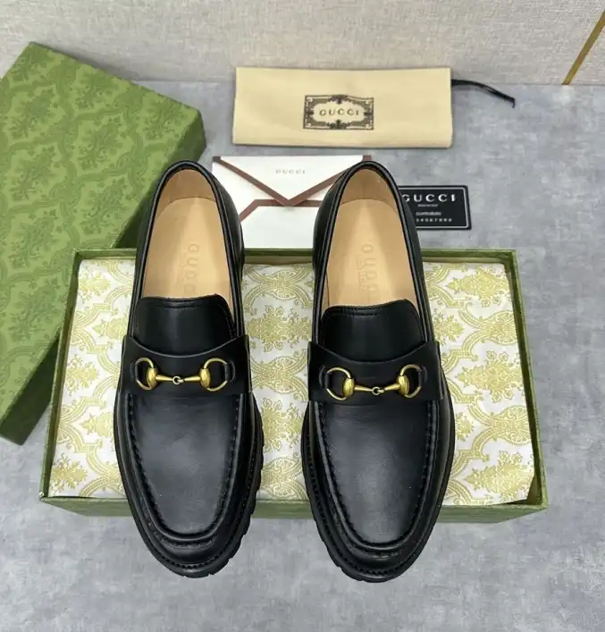 hype Gucci Leather Shoes