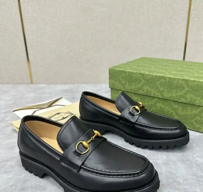 hype Gucci Leather Shoes