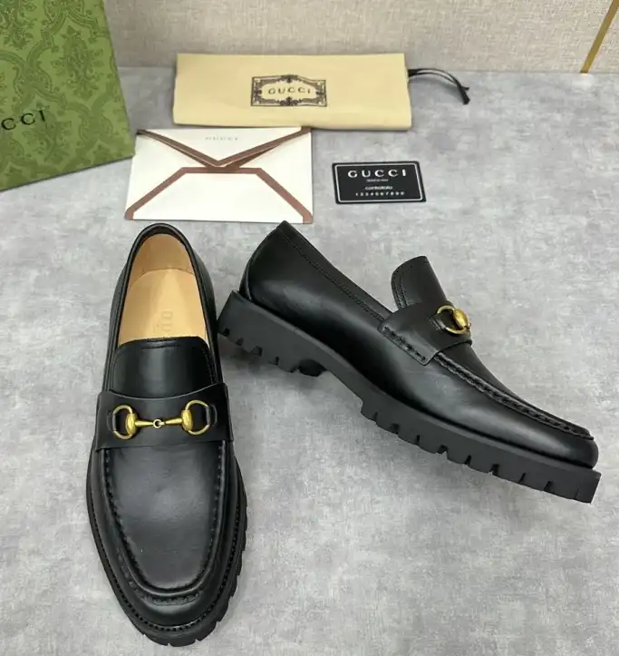 hype Gucci Leather Shoes