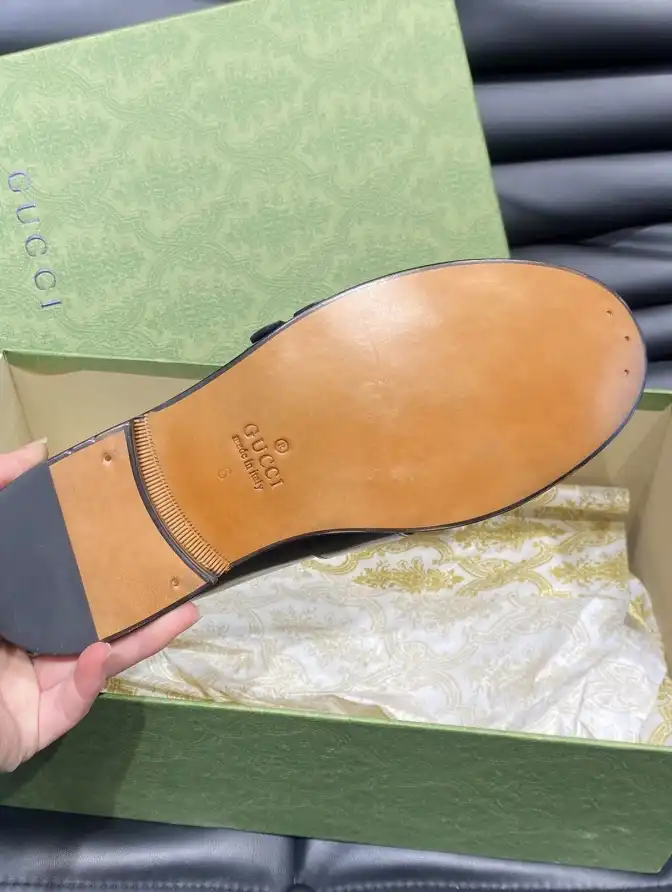 hype Gucci Leather Shoes