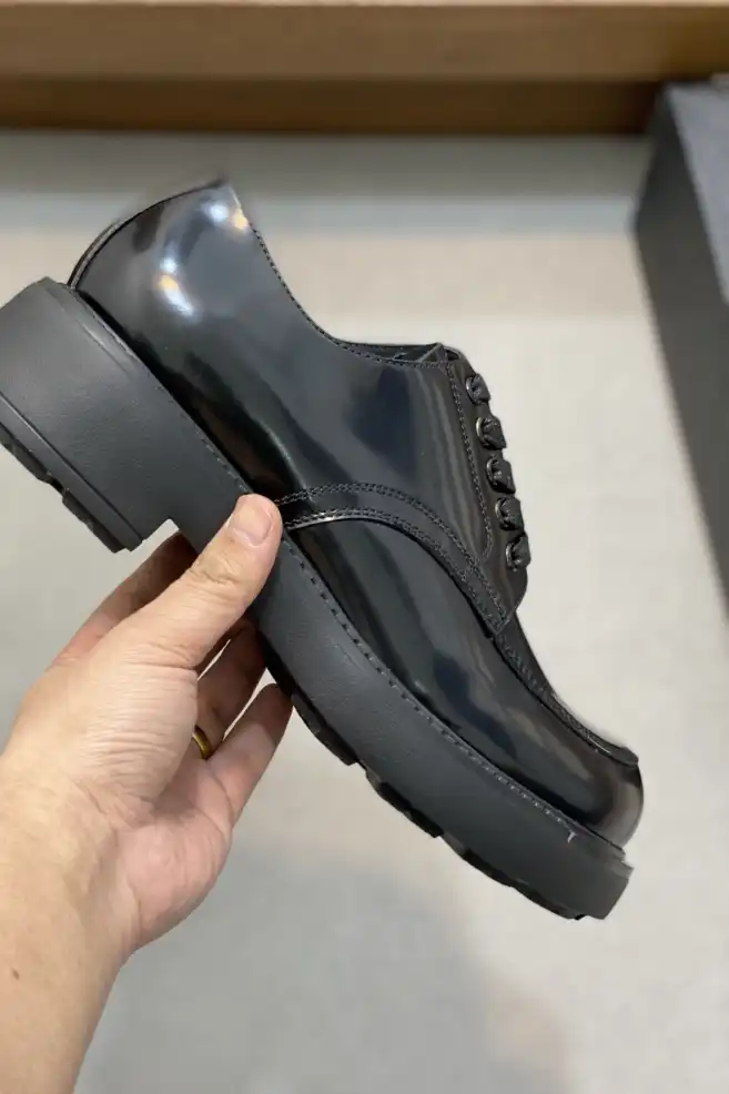 hype Prada Leather Shoes