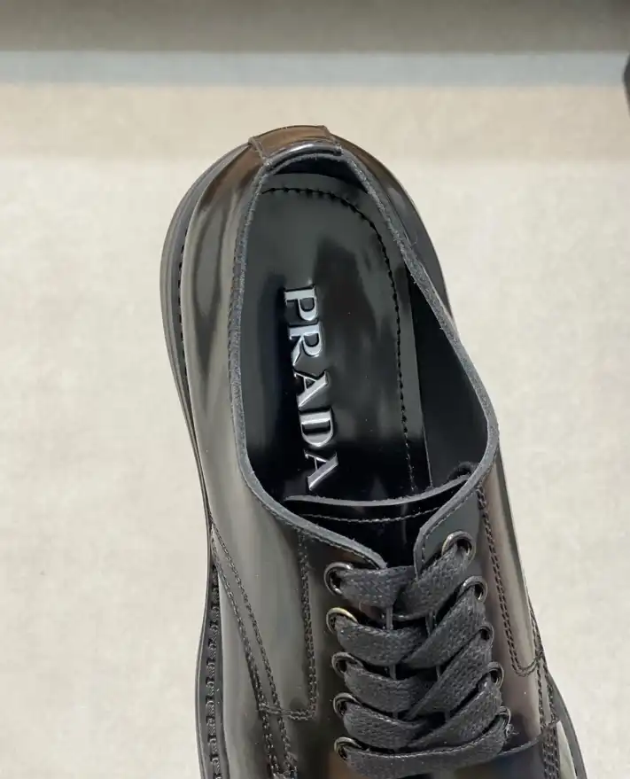 hype Prada Leather Shoes