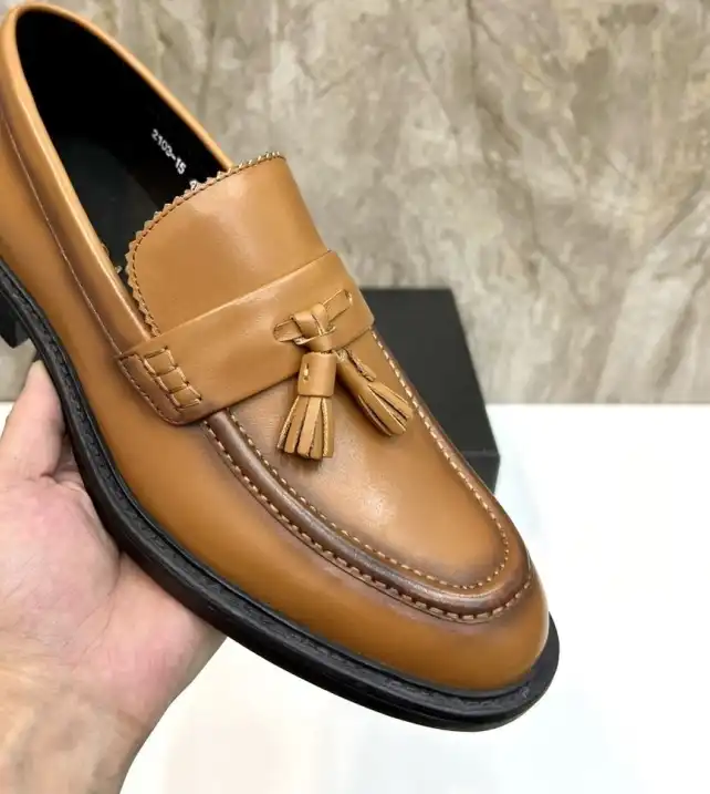 hype Prada Leather Shoes