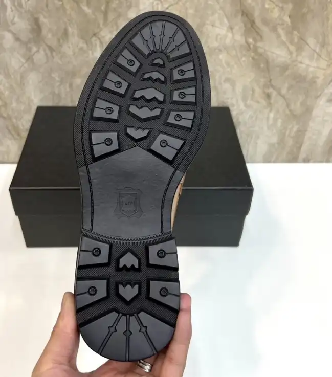 hype Prada Leather Shoes