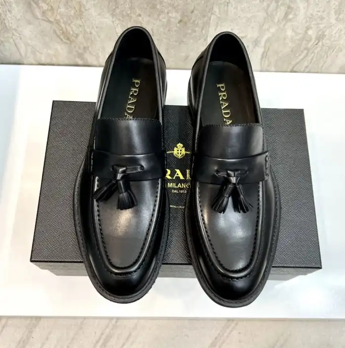 hype Prada Leather Shoes