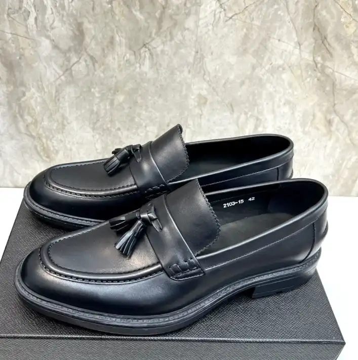 hype Prada Leather Shoes