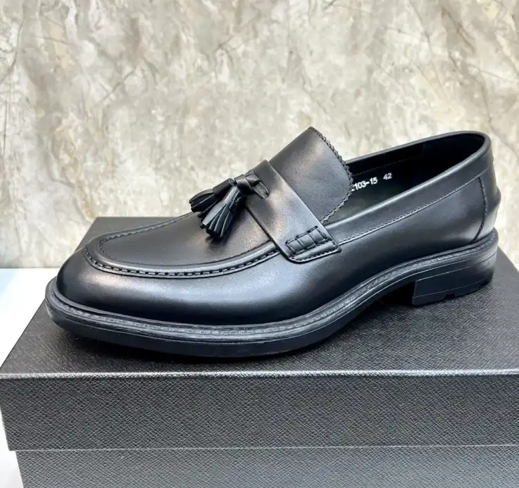 hype Prada Leather Shoes