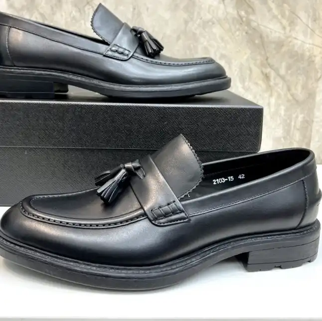 hype Prada Leather Shoes