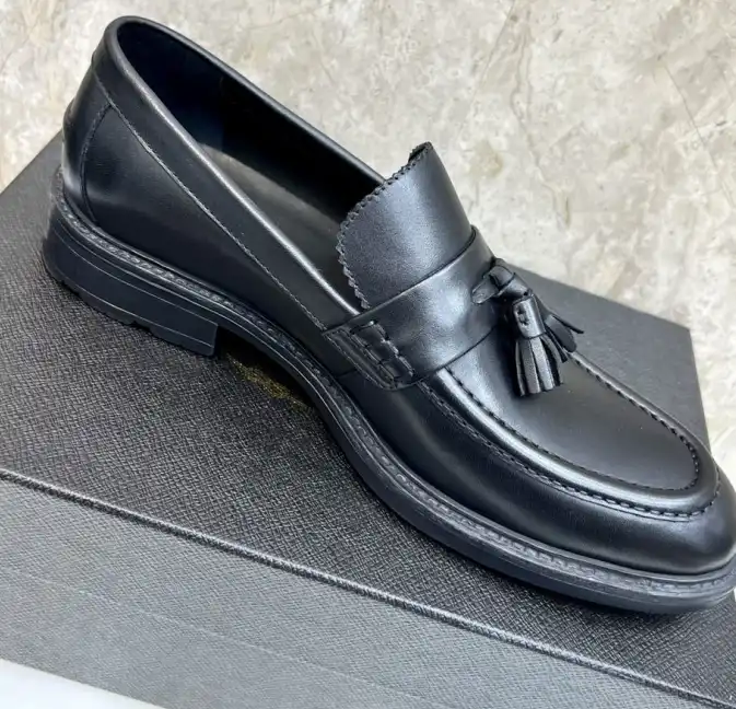 hype Prada Leather Shoes